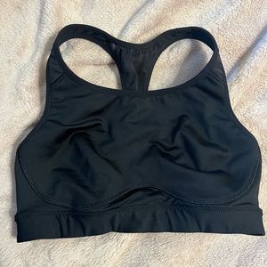 Racerback Mesh Detail Sports Bra